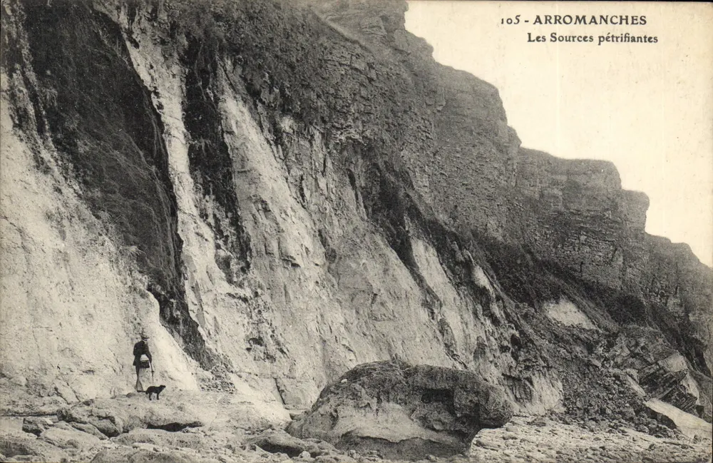 Arromanches — As Fontes Petrificantes — Editor Desconhecido, n° 105 - Frente