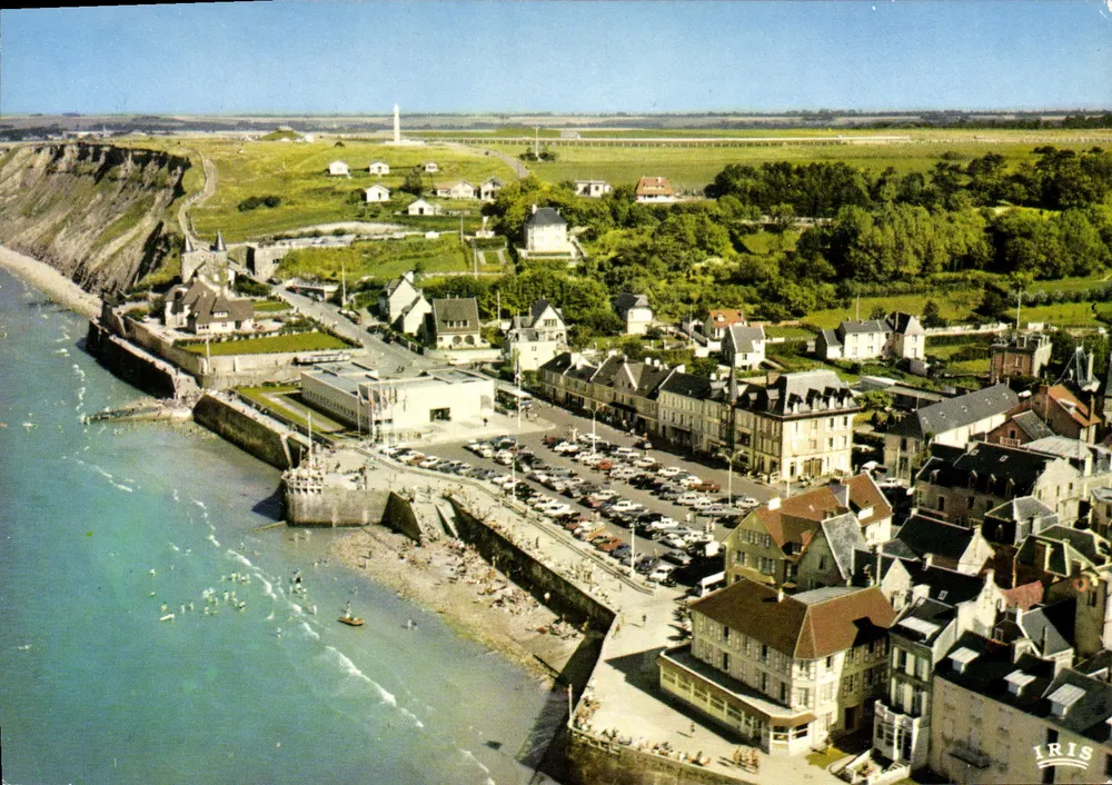 Arromanches-les-Bains — Landungsstelle — Luftaufnahme — Éditions Iris - Vorderseite