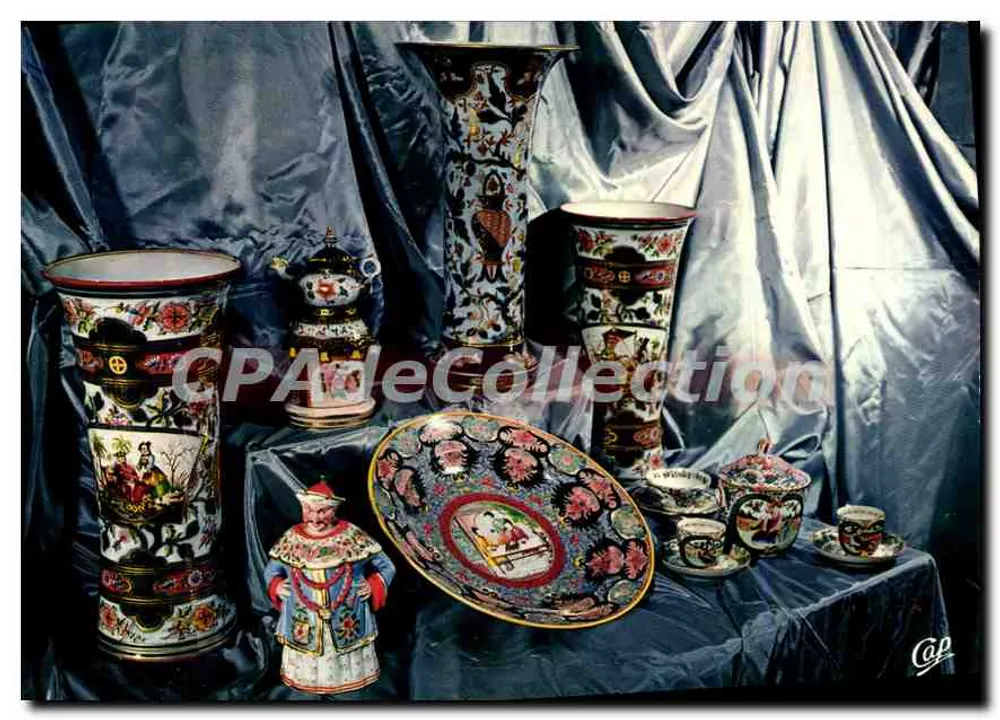 Porcelana de Bayeux — Tipos de decorações em torno de 1850 — Compagnie des Arts Photomécaniques - Frente
