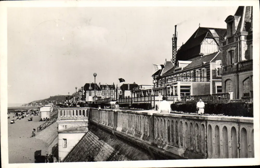 Cabourg — A Digue-Promenade — S.G. Goëlle, editor - Frente