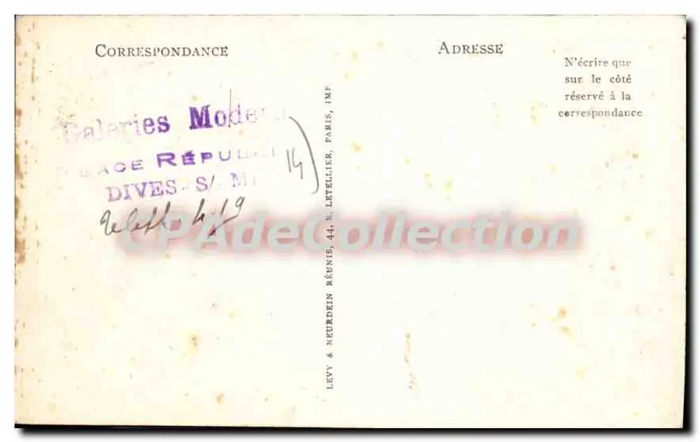 Cabourg — Boulevard de la Plage. As Villas. — LL - Verso