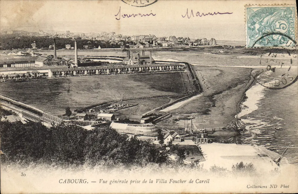 Cabourg — Allgemeiner Blick vom Villa Foucher de Careil — Collections ND Phot, n°30 - Vorderseite