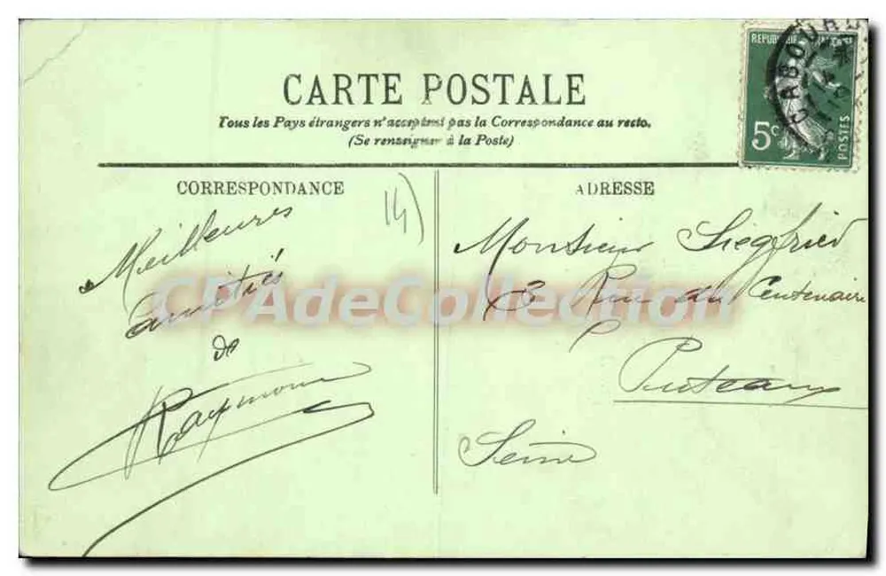 Cabourg — Das Hotel der Herzöge von Normandie und die Digue — LL - Rückseite