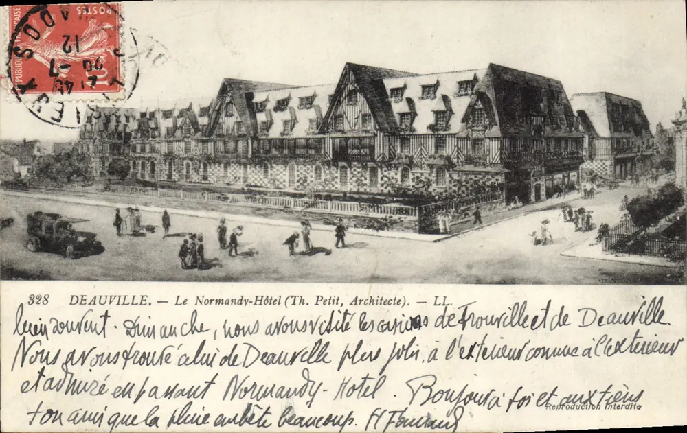 Deauville — O Hotel Normandy (Th. Petit, Arquiteto) — LL - Frente