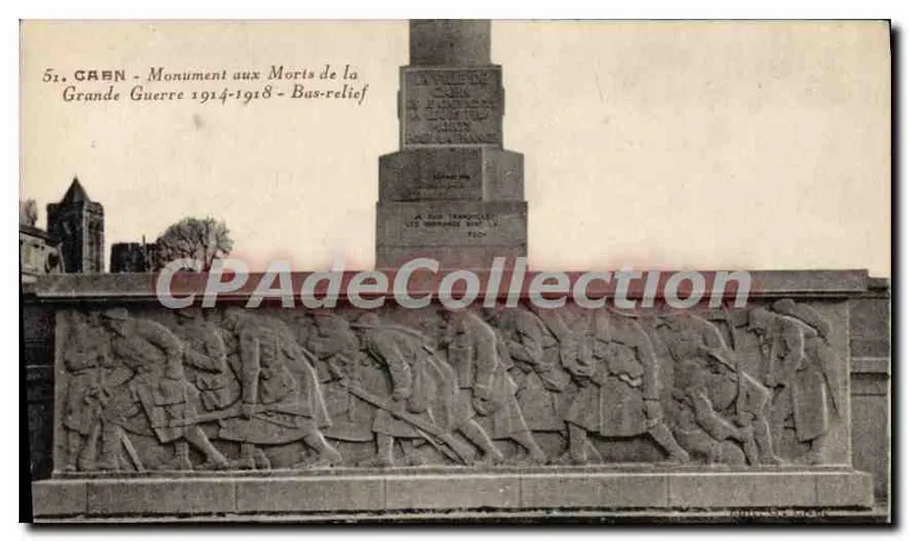 Gagn - Gedenkstein für die Toten des Großen Krieges 1914-1918 - Relief - Vorderseite