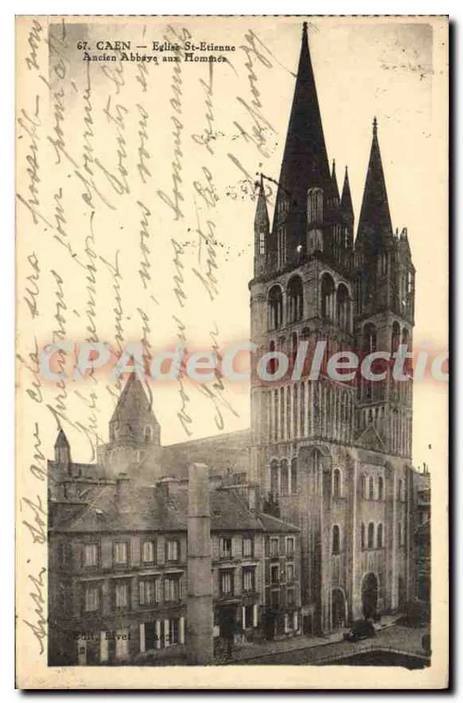 Caen — Kirche Saint-Étienne — Ehemalige Abtei der Männer — Éd. Rivet, n°67 - Vorderseite