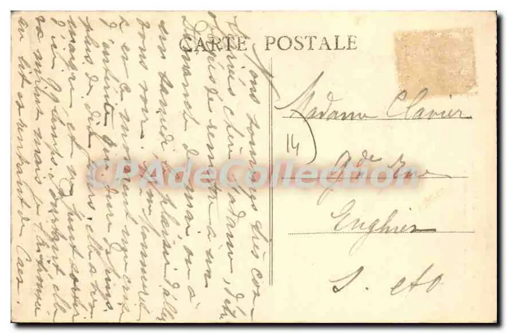 Caen — Kirche Saint-Étienne — Ehemalige Abtei der Männer — Éd. Rivet, n°67 - Rückseite