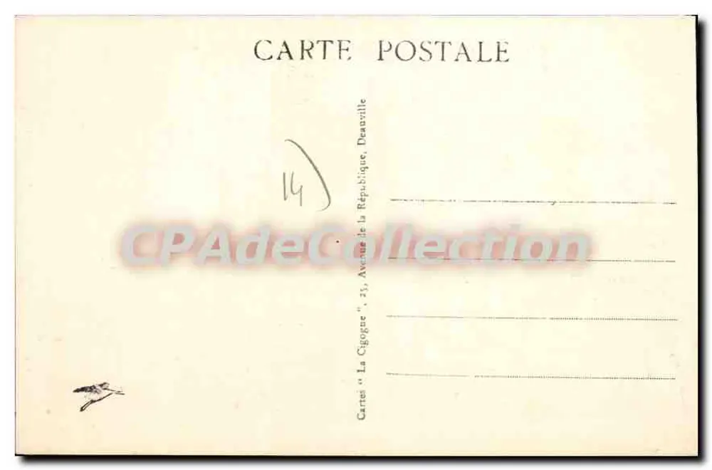 कैन — 1914-1918 के लिए मृत सैनिकों का स्मारक — CPAdeCollection - पीछे
