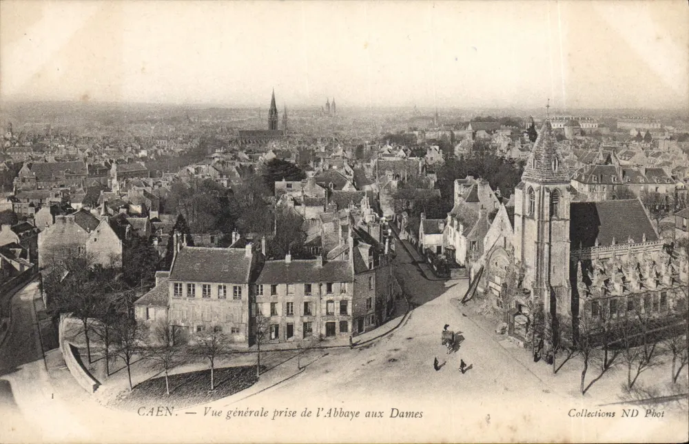 Caen — Vista geral tirada da Abadia das Damas — Coleções ND Phot - Frente