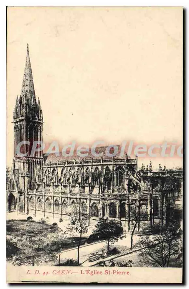 Caen — A Igreja de São Pedro — L. D. 44 - Frente
