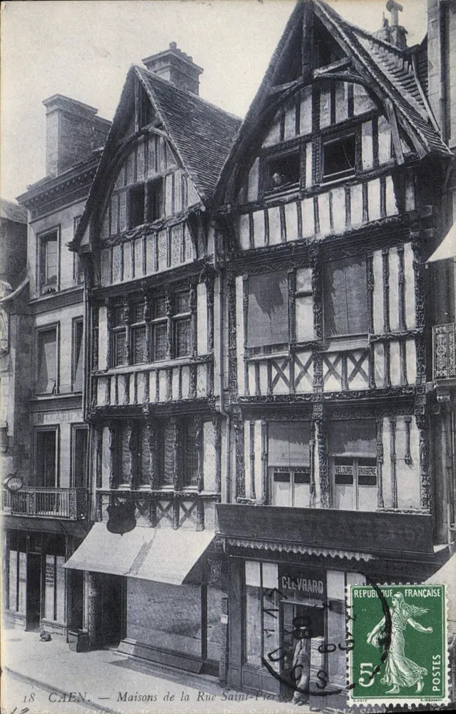 Caen — Maisons de la Rue Saint-Pierre — Clevrard - Frente