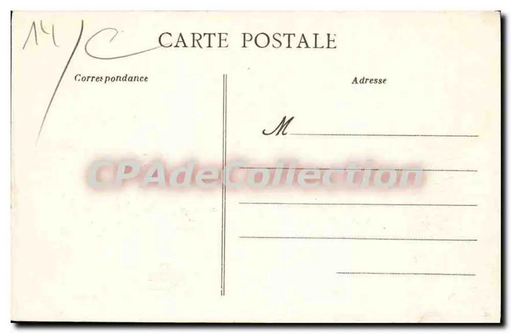 CAEN — As tribunas do Campo de Corridas — Coleção AD - Verso