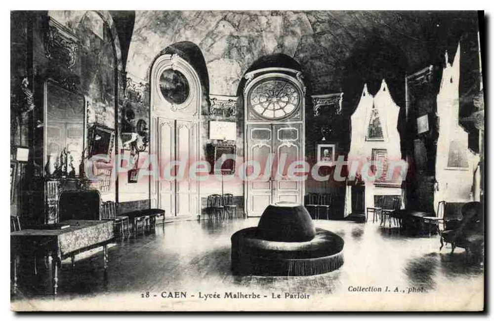 CAEN - Lycée Malherbe - Le Parloir — Coleção J. A., fot. n° 48 - Frente