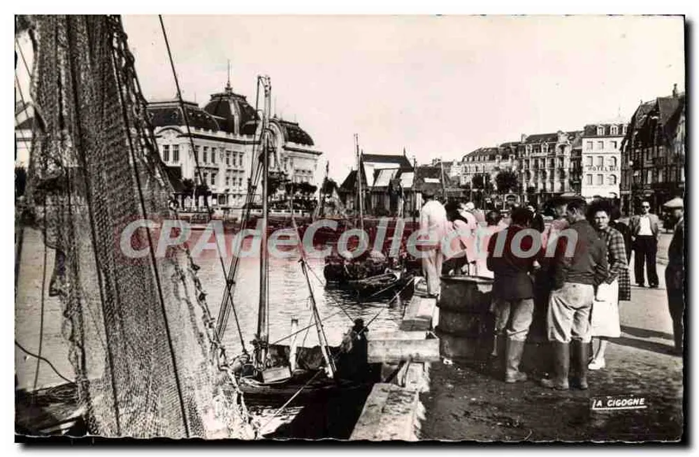 Die Kai und der Hafen von Trouville — Ausgabe LA CIGOGNE - Vorderseite