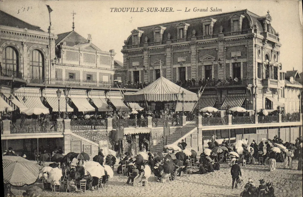 Trouville-sur-Mer — Le Grand Salon — Phototypie - Vorderseite