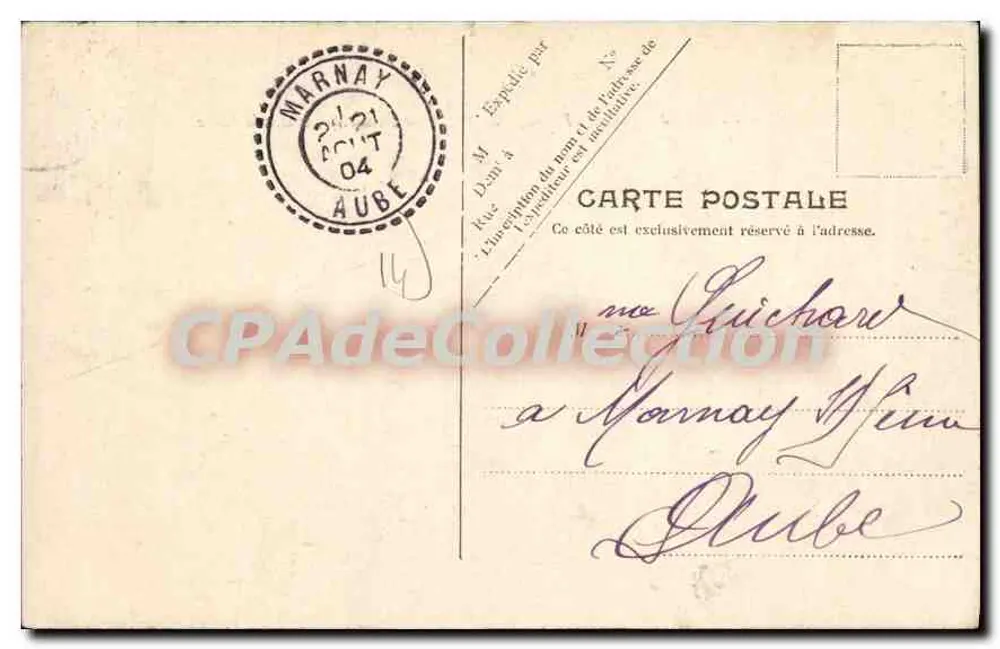 Trouville — Passage du bac pour Deauville, à marée basse — V.P. Paris, No. 30 - Verso