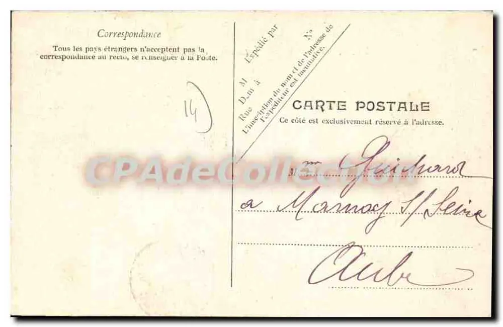 Trouville — Die Strandpromenade und der Pier — V.P. Paris Nr. 53 - Rückseite