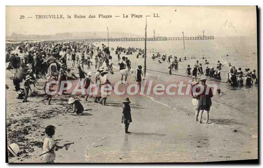 Trouville, die Königin der Strände — Der Strand — LL - Vorderseite