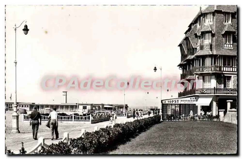 TROUVILLE - La Promenade — Le Topsy Restaurant — Éditions GL NITIGNY - Recto