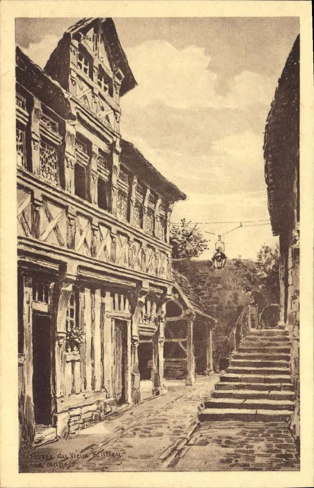 Maisons du Vieux Honfleur — Le Manoir — Musée du Vieux Honfleur - Vorderseite