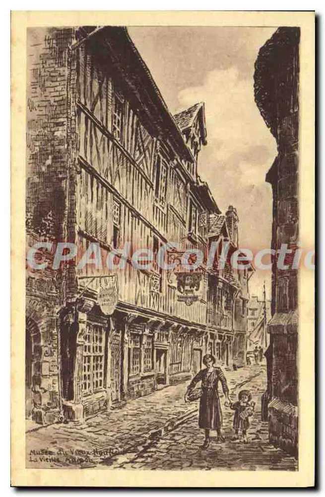 Das Alte Haus — Honfleur — Museum des Alten Honfleur - Vorderseite