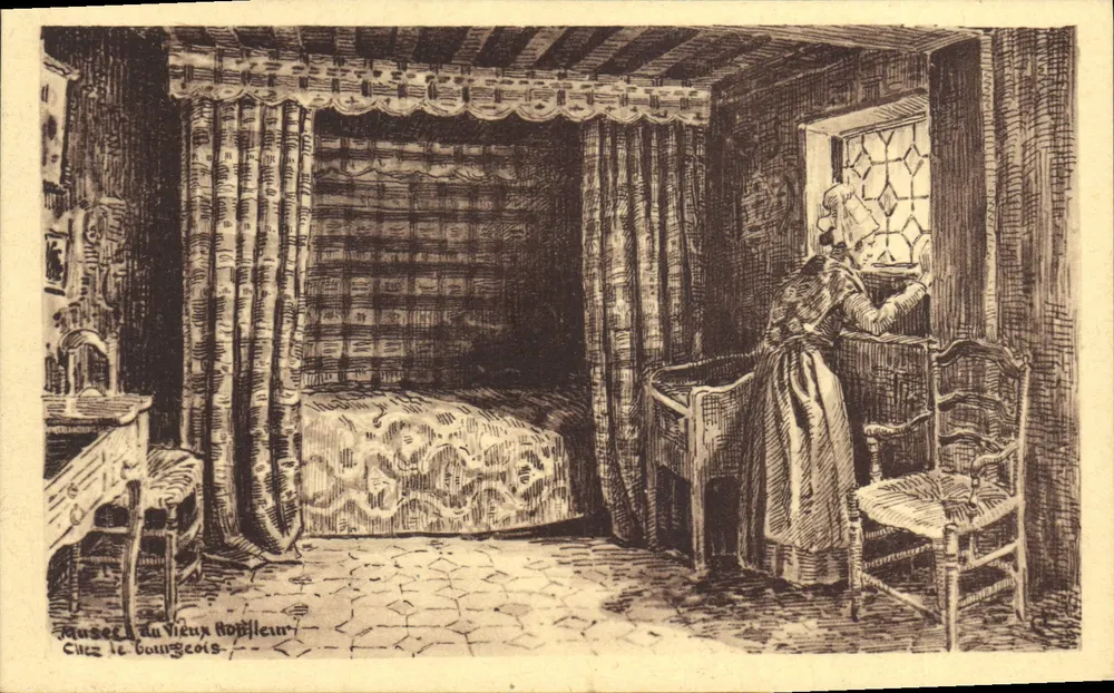 Bei dem Bourgeois — Museum des Alten Honfleur — Verleger unbekannt, Seriennummer nicht sichtbar - Vorderseite