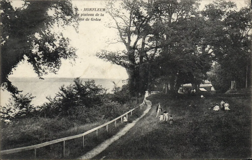 Honfleur — O plateau da costa da Graça — Coleção AD - Frente