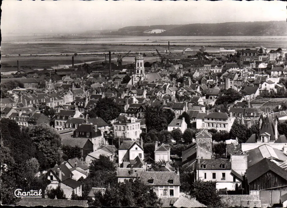 Honfleur (Calvados) — Vista Geral — Edições Chantal, Paris - Frente