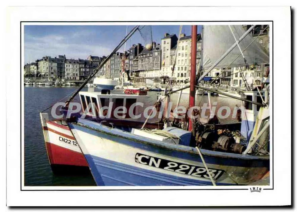 Fischboot in Honfleur — Cap Théojac — Serie R 333-02 - Vorderseite