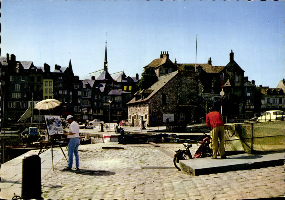 Honfleur (Calvados) — A Lieutenante e as comportas — Éditions La Cigogne - Frente
