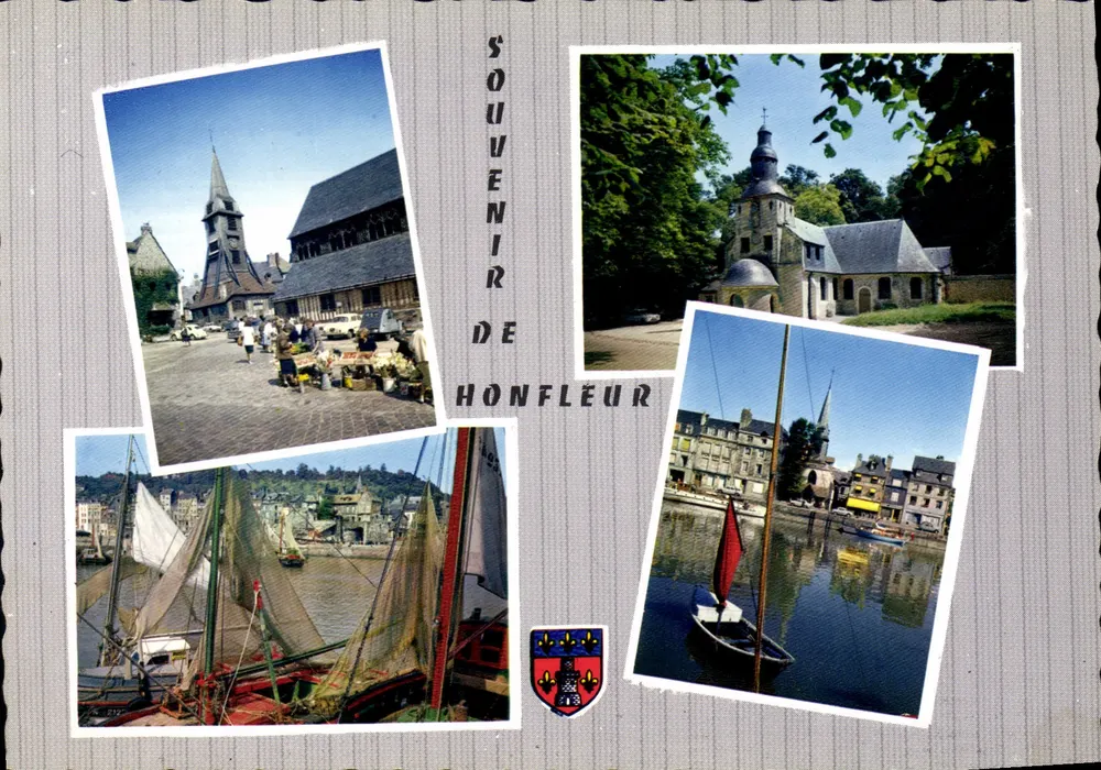 HONFLEUR — Lembrança de Honfleur — Edições Hachette - Frente