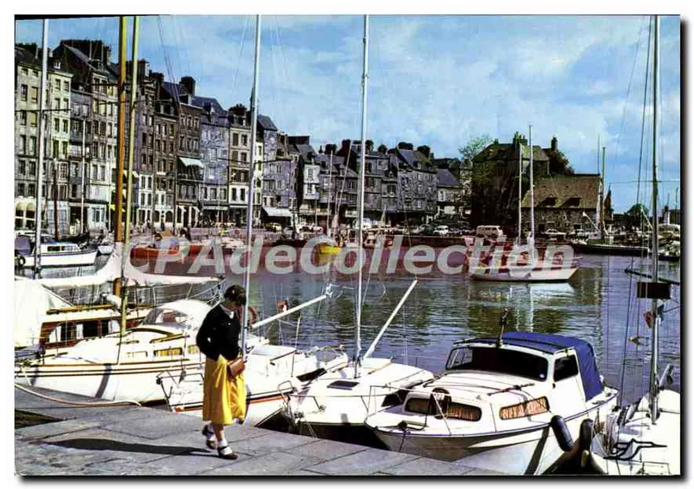 Honfleur — O velho cais — S.A.D. Impressores na França - Frente