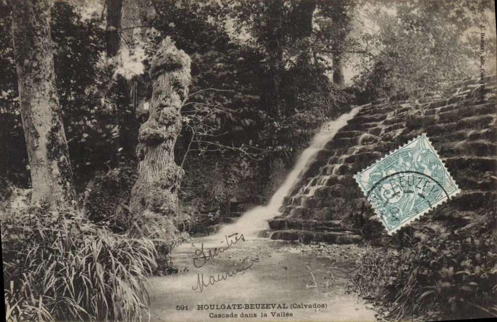 Houlgate-Beuzeval (Calvados) — Przebieg w dolinie — J. Buisseret wyd. nr 591 - Awers
