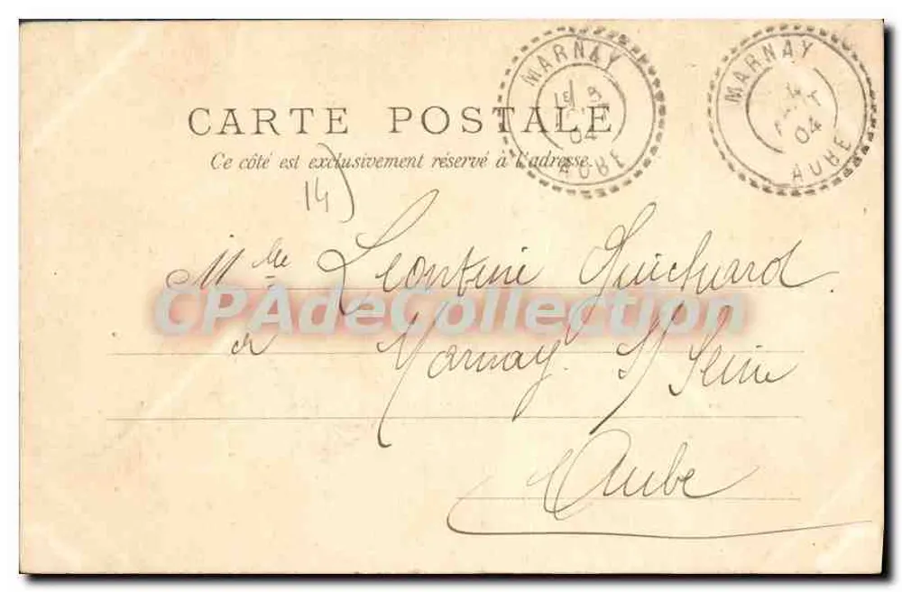 Houlgate-sur-Mer — A Praia — J. Boucher, Editor, Caen, n°67 - Verso