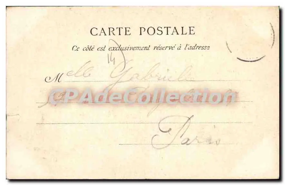 Houlgate (Calvados) — A Rue des Bains — Ed. Préchét, Caen, n°69 - Verso