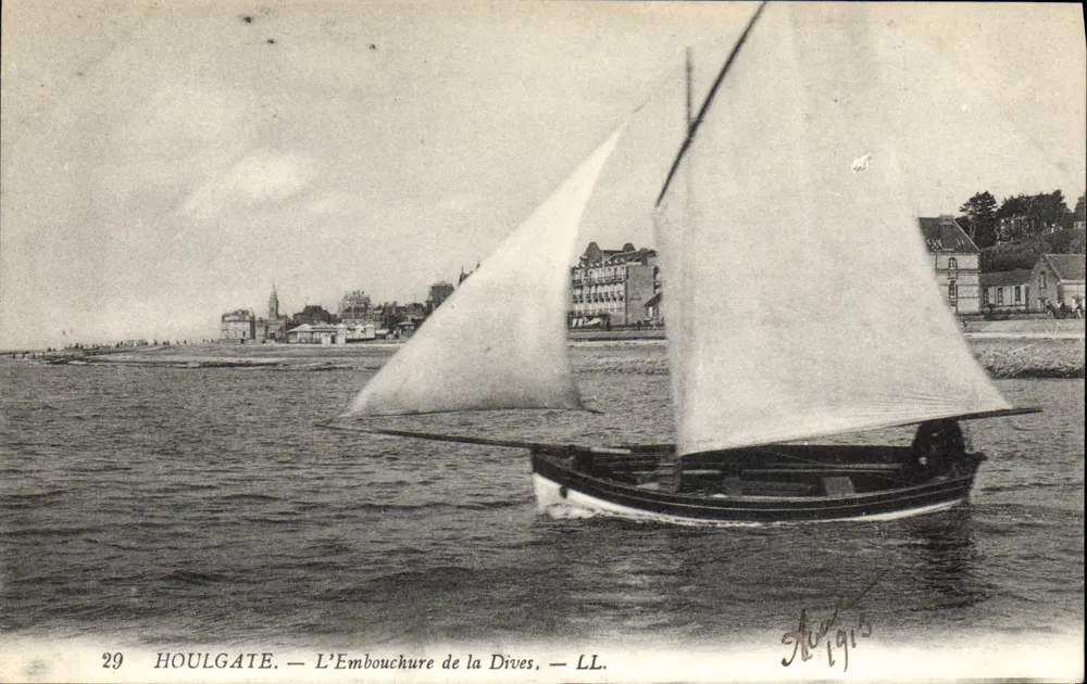 Houlgate — A Embocadura da Dives — LL. — N°29 - Frente