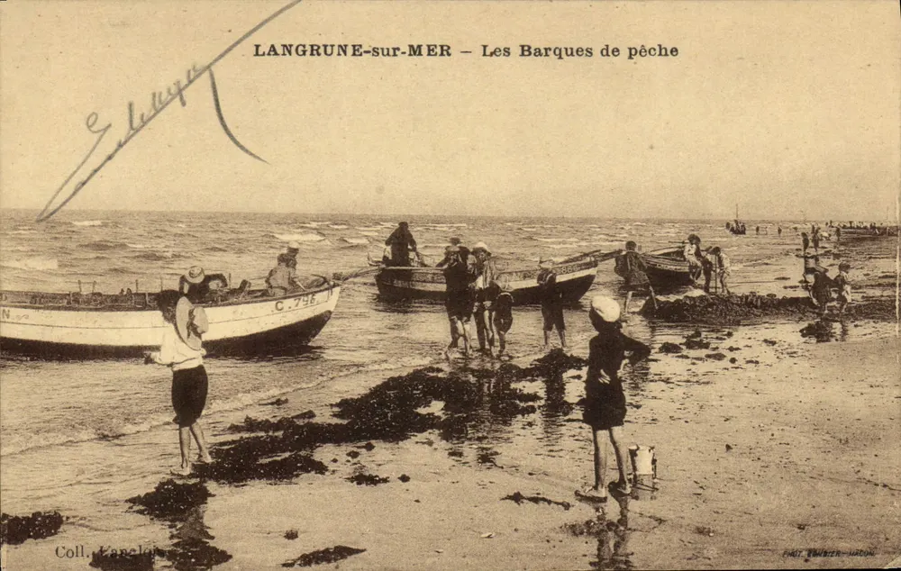 Langrune-sur-Mer — As Barcas de Pesca — Fot. Bouter-Wodon - Frente