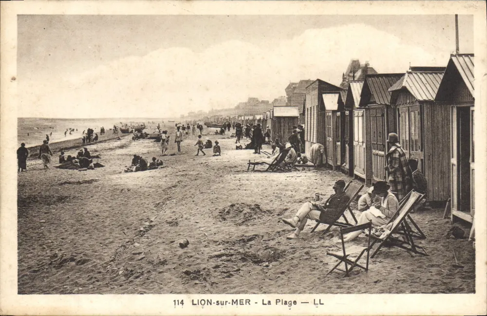 LION-sur-MER - A Praia — LL - Frente