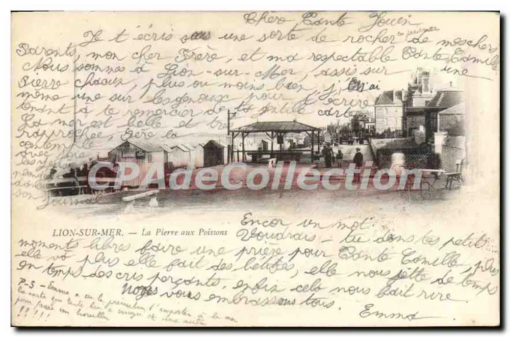 Lion-sur-Mer — Die Fischersäule — Verlag nicht erkennbar - Vorderseite