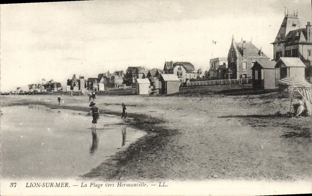 Lion-sur-Mer — Der Strand in Richtung Hermanville — LL. - Vorderseite