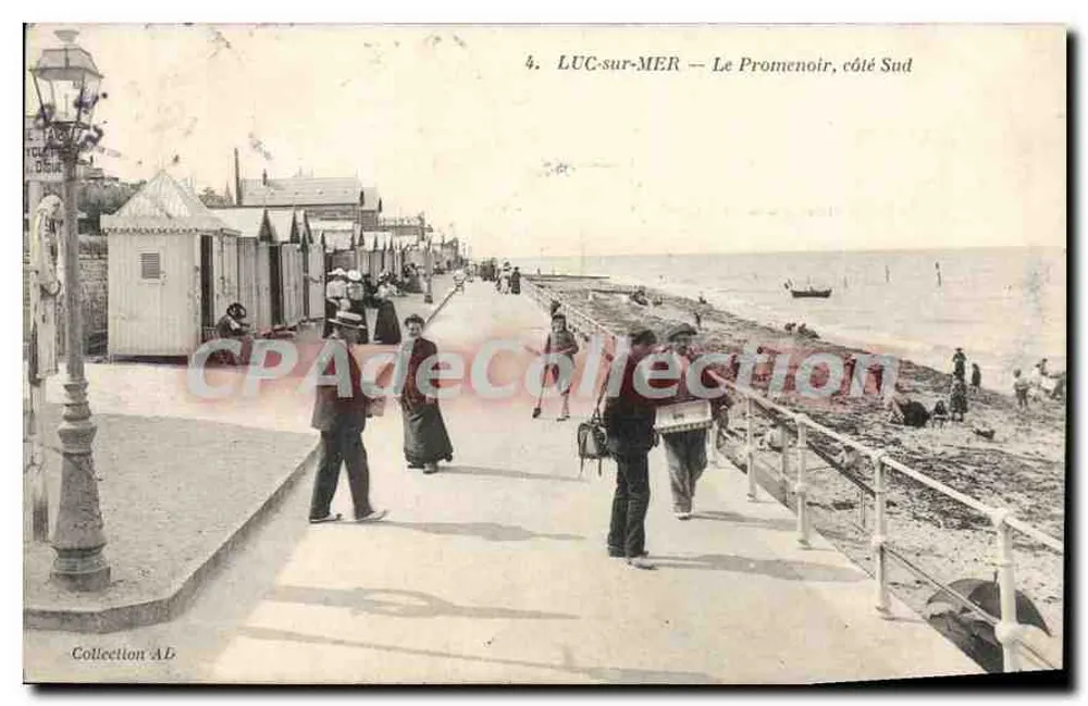 LUC-sur-MER — Der Promenoir, Südseite — Sammlung AD - Vorderseite