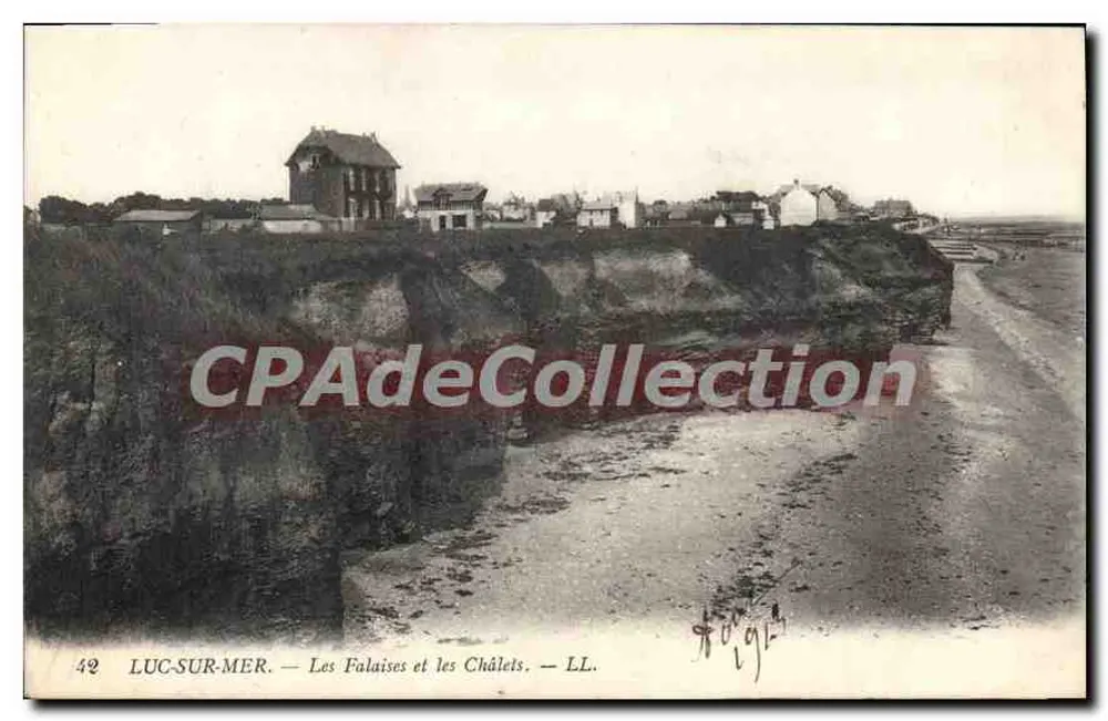 Luc-sur-Mer — Die Klippen und die Châtelets — LL. - Vorderseite