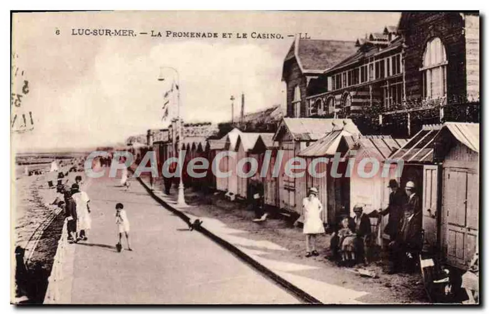 Luc-sur-Mer — Die Promenade und das Casino — LL - Vorderseite