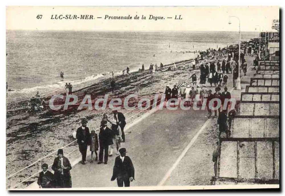 Luc-sur-Mer — Promenade da Digue — LL - Frente