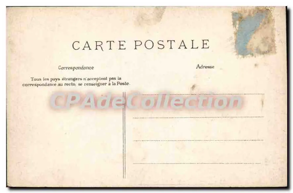 Luc-sur-Mer (Calvados) — Diante do Casino — J. Buccher, Editor, Caen (depositado) - Verso