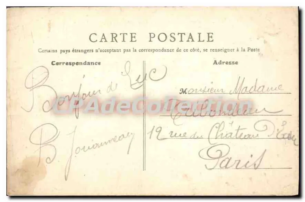 Luc-sur-Mer (Calvados) — Passarela de Quilhoc — B.F. Paris - Verso