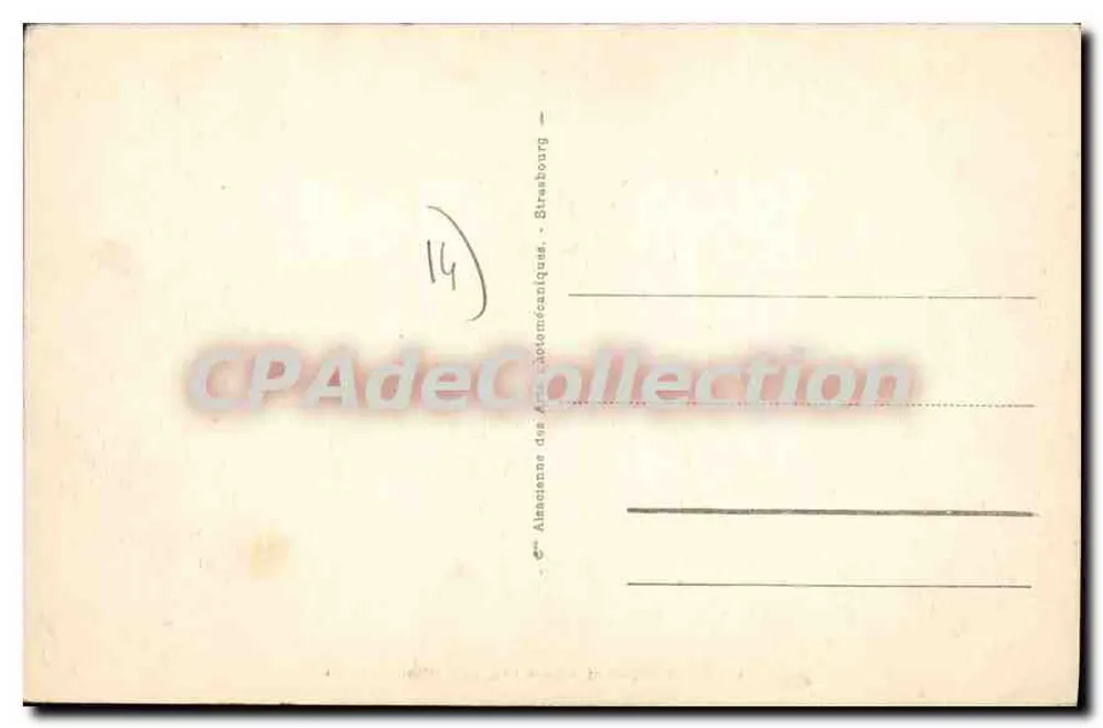 Ouistreham - Der Kanal und das Hotel Beau Site — Verlag ARA, Nr. 49 - Rückseite