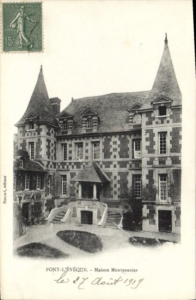 PONT-L'ÉVÈQUE - Casa Montpensier — Darant, editor - Frente