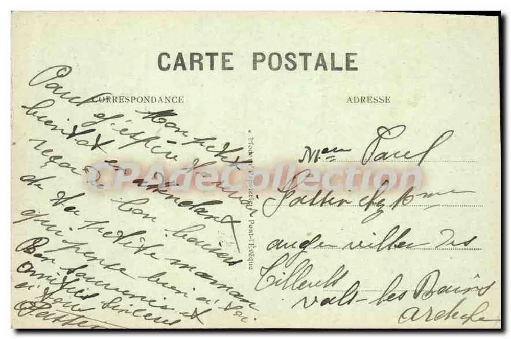 Pont-l'Évêque (Calvados) — Die Unteren Präfektur, Ehemaliges Hotel de Brilly (18. Jahrhundert) — Normandie - Rückseite