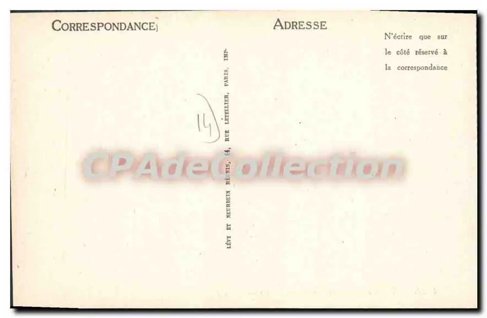 Saint-Aubin-sur-Mer — A Digue — LL - Verso